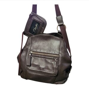 Clark's Leather Purse Backpack